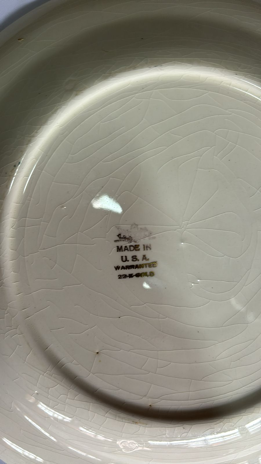 22K Gold Plated Plates (Small)